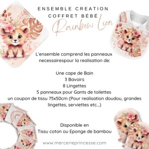  coffret de naissance complet | tissu imprimé | Mercerie des Princesses – image 1