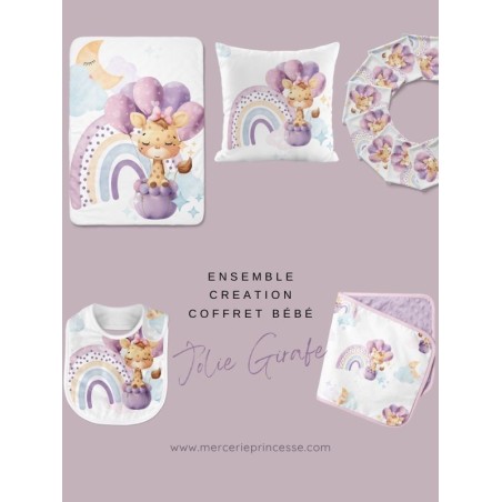 Ensemble Jolie Girafe pour création Bébé