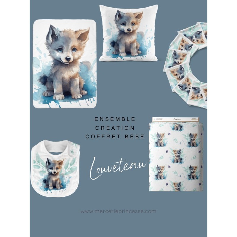 Ensemble Louveteau pour création Bébé