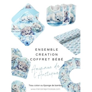  coffret de naissance complet | tissu imprimé | Mercerie des Princesses – image 1