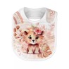 Coupon Bavoir Rainbow Lion – Bébé 0-3 mois – Coton Oeko-Tex® à coudre soi-même
