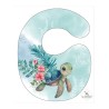 Coupon Bavoir Tortue 2 – Bébé 0-3 mois – Coton Oeko-Tex® à coudre soi-même