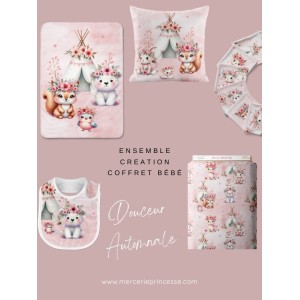  coffret de naissance complet | tissu imprimé | Mercerie des Princesses – image 1