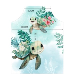 Panneau Tablier Enfant Tortue - tablier enfant