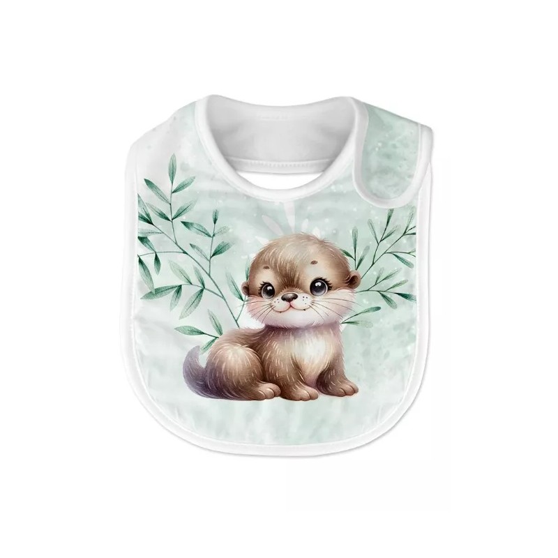 Coupon Bavoir Loutre – Bébé 0-3 mois – Coton Oeko-Tex® à coudre soi-même