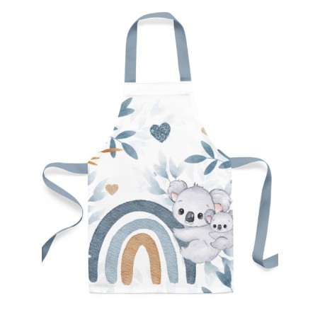 Panneau Tablier Enfant Koala Bleu - tablier enfant