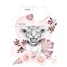 Panneau Tablier Enfant Savane Vieux Rose - tablier enfant