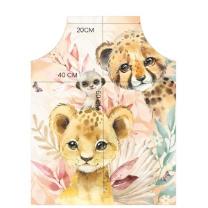 Panneau Tablier Enfant Tropic Terracotta - tablier enfant