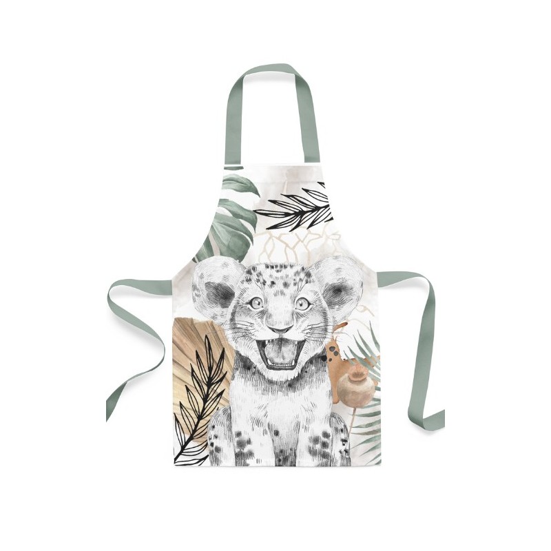 Panneau Tablier Enfant Savane Africaine - tablier enfant