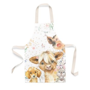 Panneau Tablier Enfant Les Animaux De La Ferme - tablier enfant
