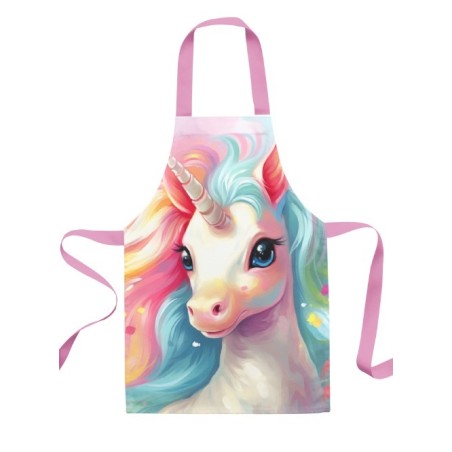 Panneau Tablier Enfant Licorne - tablier enfant