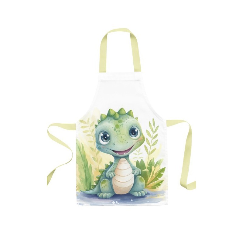 Panneau Tablier Enfant Crocodile - tablier enfant