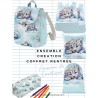 Ensemble Animaux de l'Arctique pour rentrée scolaire: sac à dos, pochons, coussins, bavoirs, trousse - coton Oeko-Tex®
