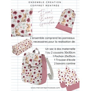 Ensemble Floral Bunny...