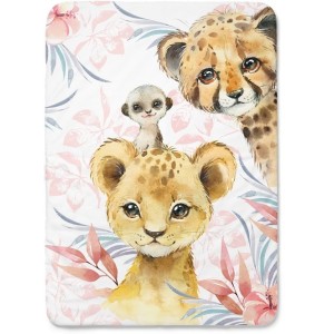 Panneau Tropic Rose pour couverture à réaliser soi-même- Certifié Oeko-Tex® | Mercerie des Princesses