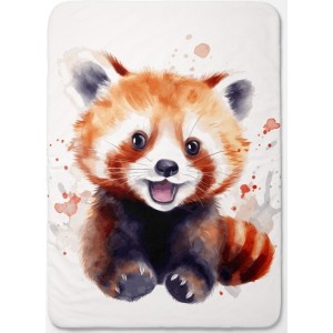  Panneau pour couverture à réaliser soi-même 70x95 Panda roux - Certifié Oeko-Tex® | Mercerie des Princesses