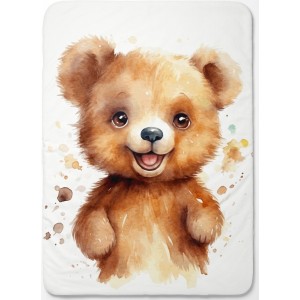 Panneau pour couverture à réaliser soi-même Ourson - Certifié Oeko-Tex® | Mercerie des Princesses