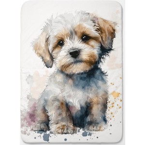 Panneau pour couverture à réaliser soi-même Chiot- Certifié Oeko-Tex® | Mercerie des Princesses