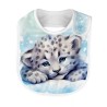 Coupon Bavoir Animaux Arctique – Bébé 0-3 mois – Coton Oeko-Tex® à coudre soi-même