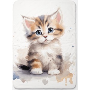 Panneau pour couverture à réaliser soi-même cute kitty Chaton 2- Certifié Oeko-Tex® | Mercerie des Princesses