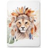  Panneau pour couverture à réaliser soi-même Tete de Lion boho - Certifié Oeko-Tex® | Mercerie des Princesses