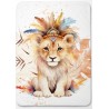  Panneau pour couverture à réaliser soi-même Lion boho 2 - Certifié Oeko-Tex® | Mercerie des Princesses