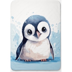 Panneau pour couverture à réaliser soi-même Pingouin - Certifié Oeko-Tex® | Mercerie des Princesses