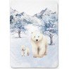 Panneau pour couverture à réaliser soi-même Ours Polaire- Certifié Oeko-Tex® | Mercerie des Princesses