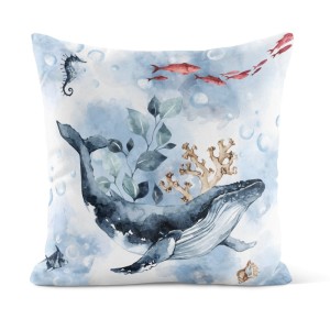 Coupon 50x50 Coussin Baleine