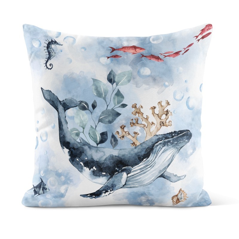 Coupon 50x50 Coussin Baleine