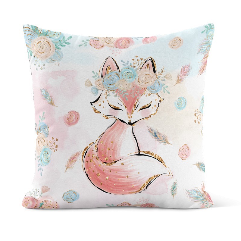 Coupon 50x50 Coussin Boho Renard