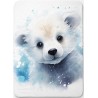 Panneau Ourson Blanc pour couverture à réaliser soi-même- Certifié Oeko-Tex® | Mercerie des Princesses