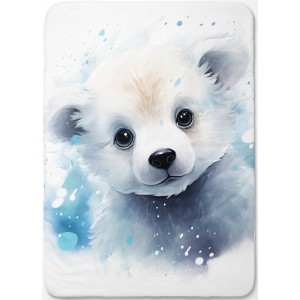  Panneau Ourson Blanc pour couverture à réaliser soi-même- Certifié Oeko-Tex® | Mercerie des Princesses