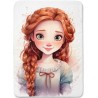 Panneau Princesse Rousse pour couverture à réaliser soi-même- Certifié Oeko-Tex® | Mercerie des Princesses