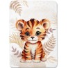  Panneau pour couverture à réaliser soi-même Savane Bébé Tigre Boho- Certifié Oeko-Tex® | Mercerie des Princesses