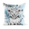 Coupon 50x50 Coussin Savane Bleu
