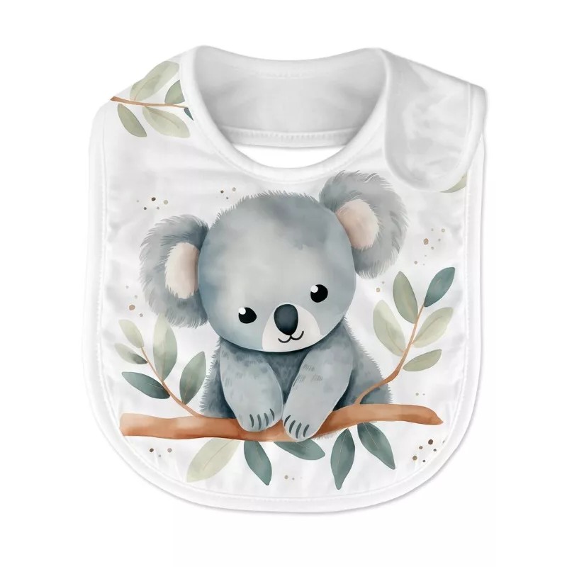 Coupon Bavoir Tendre Koala – Bébé 0-3 mois – Coton Oeko-Tex® à coudre soi-même