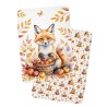Coupon couverture Renard D'Automne – Oeko-Tex – 75x100