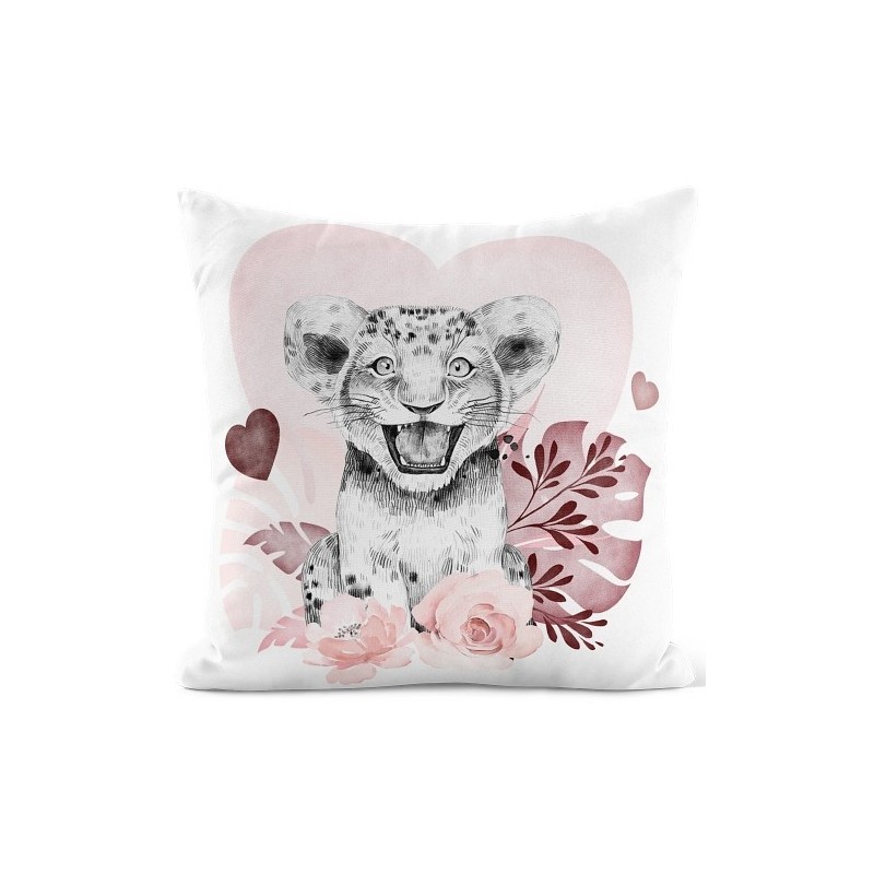 Coupon 50x50 Coussin Savane vieux Rose