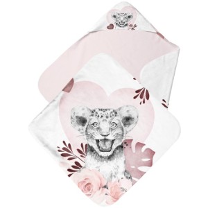  Cape de Bain Savane Vieux Rose  Mercerie des Princesses