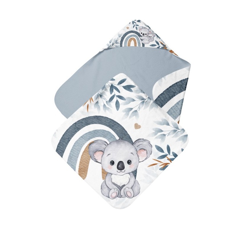 Cape de Bain Koala Bleu  Mercerie des Princesses