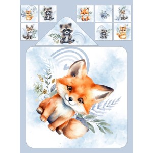  Cape de Bain Forest Blue  Mercerie des Princesses