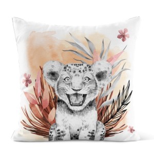 Coupon 50x50 Coussin Savane Terracotta