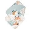 Cape de Bain Lovely Fox Celadon  Mercerie des Princesses