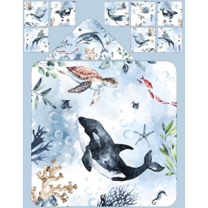  Cape de Bain Marine  Mercerie des Princesses