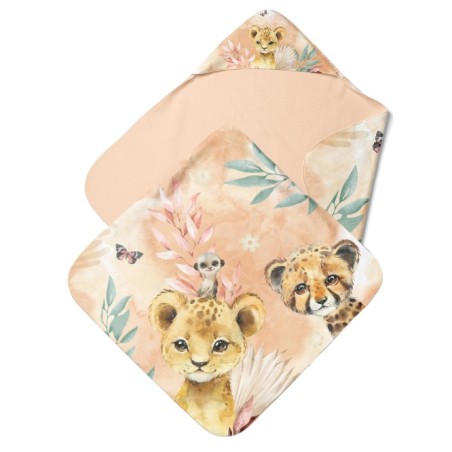 Cape de Bain Tropic Terracotta  Mercerie des Princesses