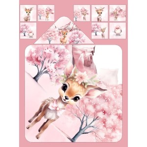  Cape de Bain Biche Enchantée  Mercerie des Princesses