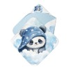  Cape de Bain Panda dans les nuages  Mercerie des Princesses