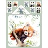  Cape de Bain Pandas & Koala Eucalptus  Mercerie des Princesses