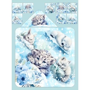  Cape de Bain Animaux de l'Arctique  Mercerie des Princesses